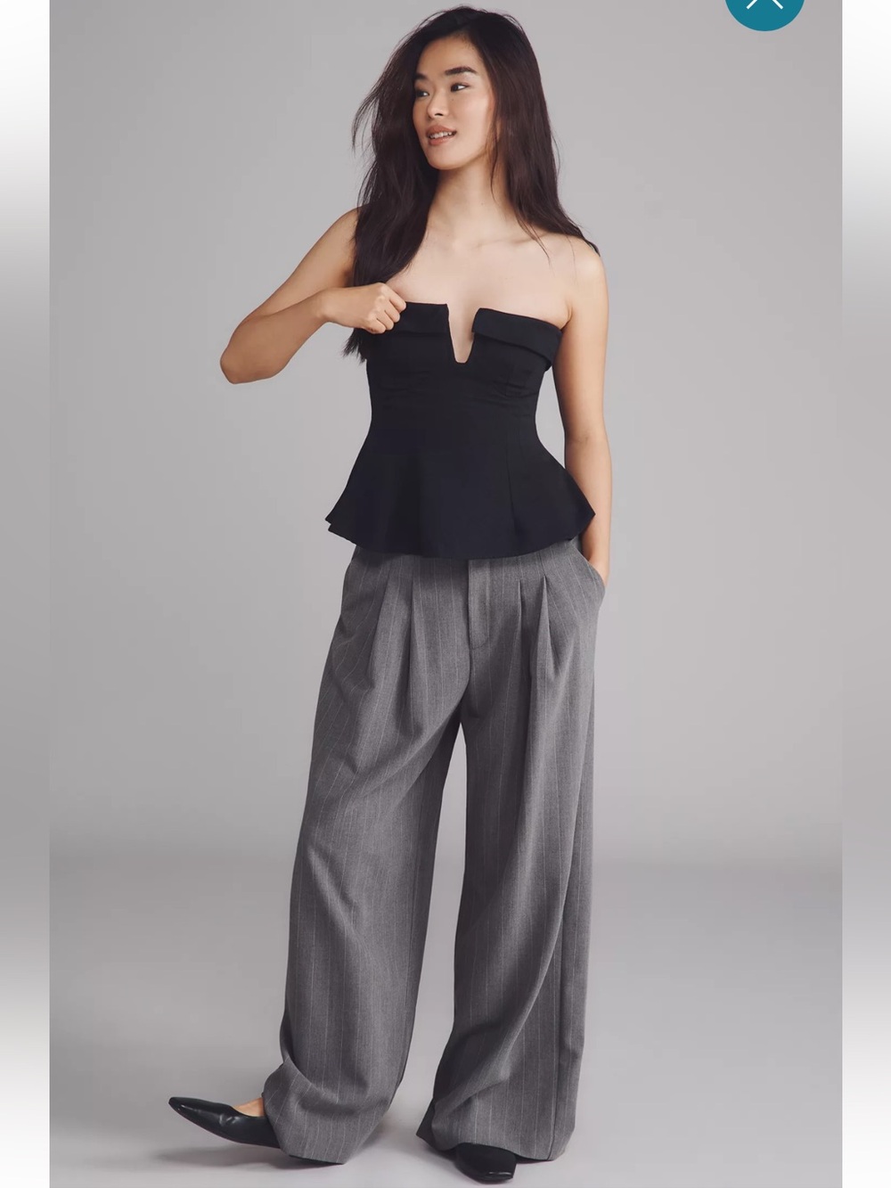 Maeve Strapless Plunge Top NWT SZ 4